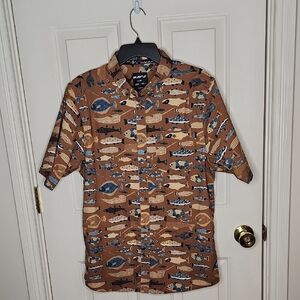 KAVU Men's River Wrangler Button-Up Shirt Size M